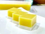 Puding Ubi Manis Lapis Susu yang enak