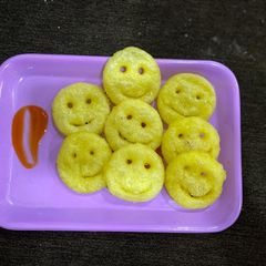 A picture of Potato smileys.