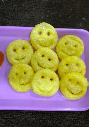 A picture of Potato smileys.
