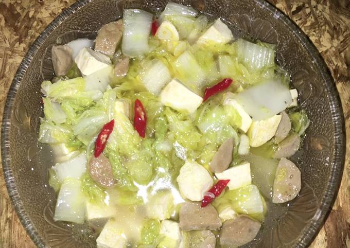 Resep Sawi Putih Tahu Baso Oleh Shinta Dewinta Putri Cookpad