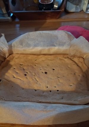 Amerikai csokidarabos keksz, tepsis formában🍪 recept fotója