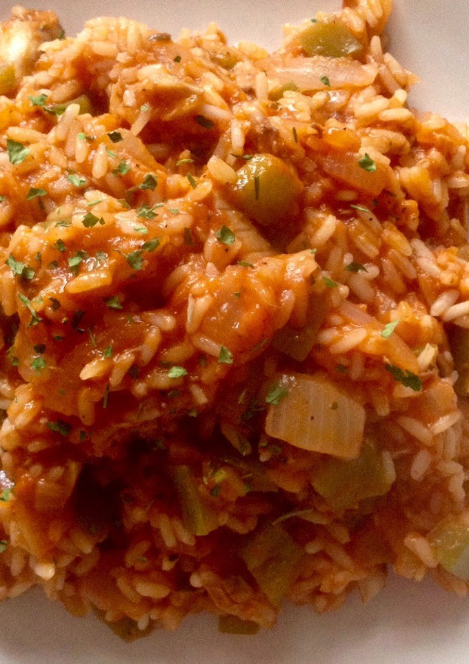 Una foto de Arroz a la Marinera con Caballas