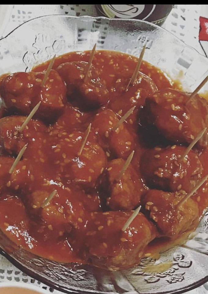 Una foto de ALBÓNDIGAS ENTOMATADAS para bebés y adultos 😋😋