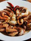 Bạch tuộc nướng muối ớt