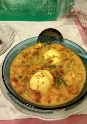 Foto resep Lodeh Manisa Tahu Telur