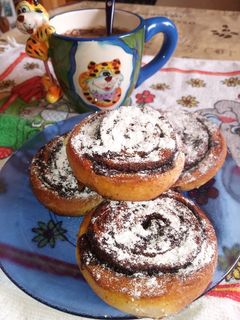 Kakaós csiga recept fotója