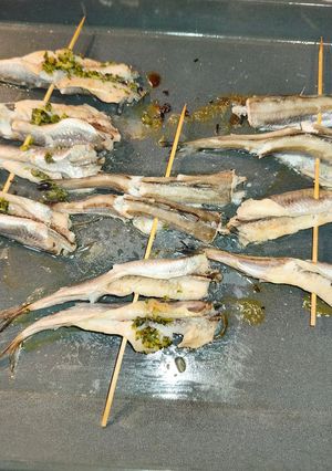 Una foto de Espetos de bacaladillas