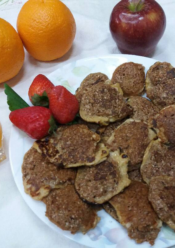 Una foto de Tortitas de salvado de avena para el desayuno