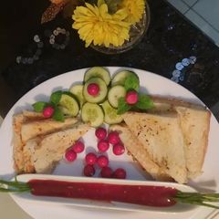 Butterfly sandwich 🌺#fastfood A picture of Butterfly sandwich 🌺#fastfood.
