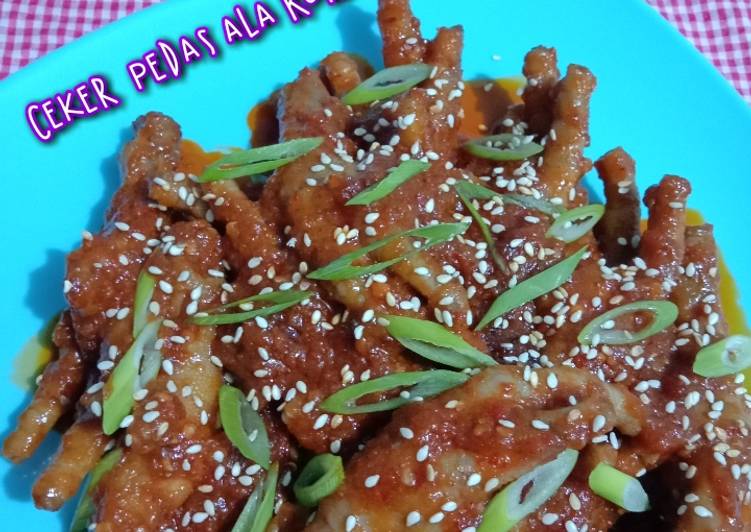 Ceker Pedas ala Korea