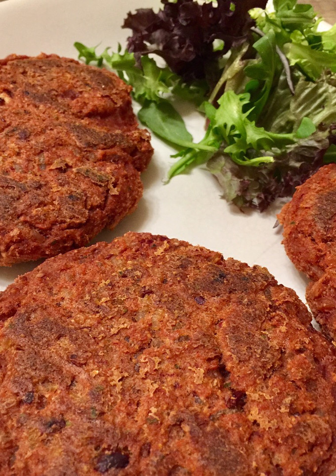 Una foto de Hamburguesas de judías rojas