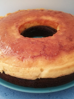 Una foto de Chocoflan