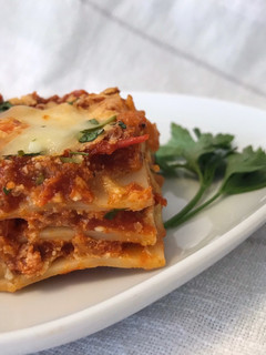 焗烤宽面条(Lasagne)——含牛肉 & 火鸡肉酱 的食譜成品照片