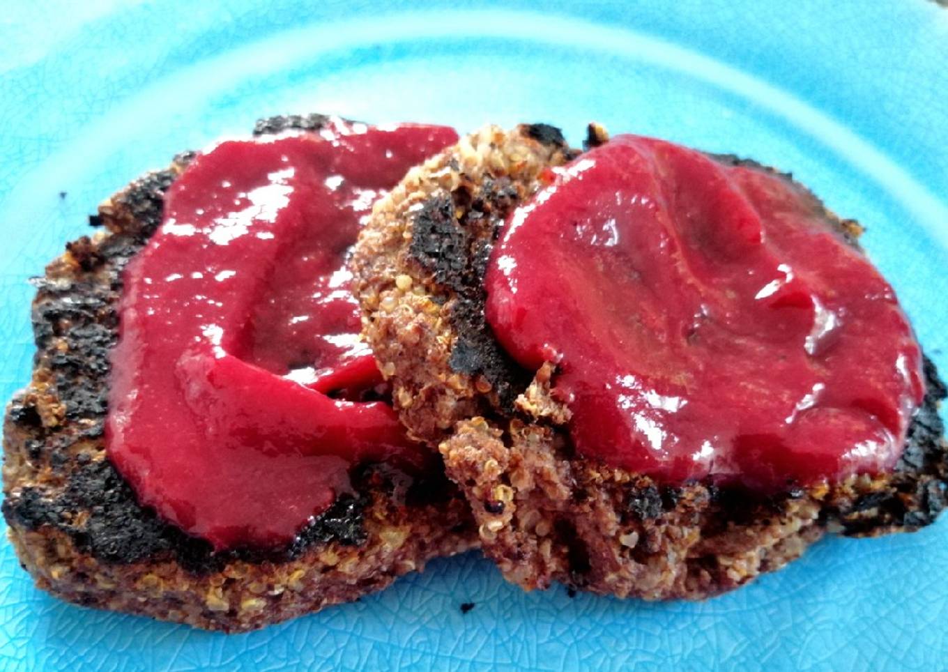 Tortitas dulces al sartén de quinoa Sin azúcar ni gluten