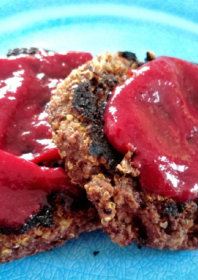 Una foto de Tortitas dulces al sartén de quinoa Sin azúcar ni gluten