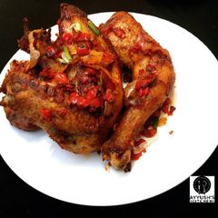 A picture of Peppered chicken/ soyayyar kaza mai yaji.