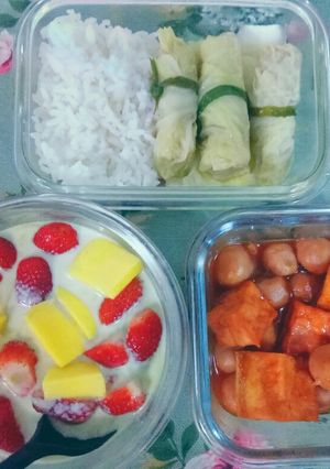 Hình của món Bữa cơm đạm bạc, tráng miệng 5 sao.