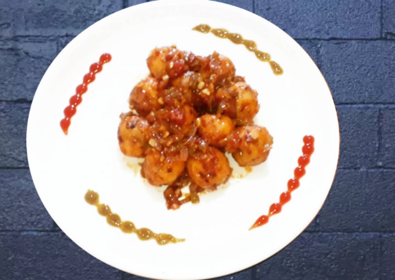 Leftover Rice Manchurian