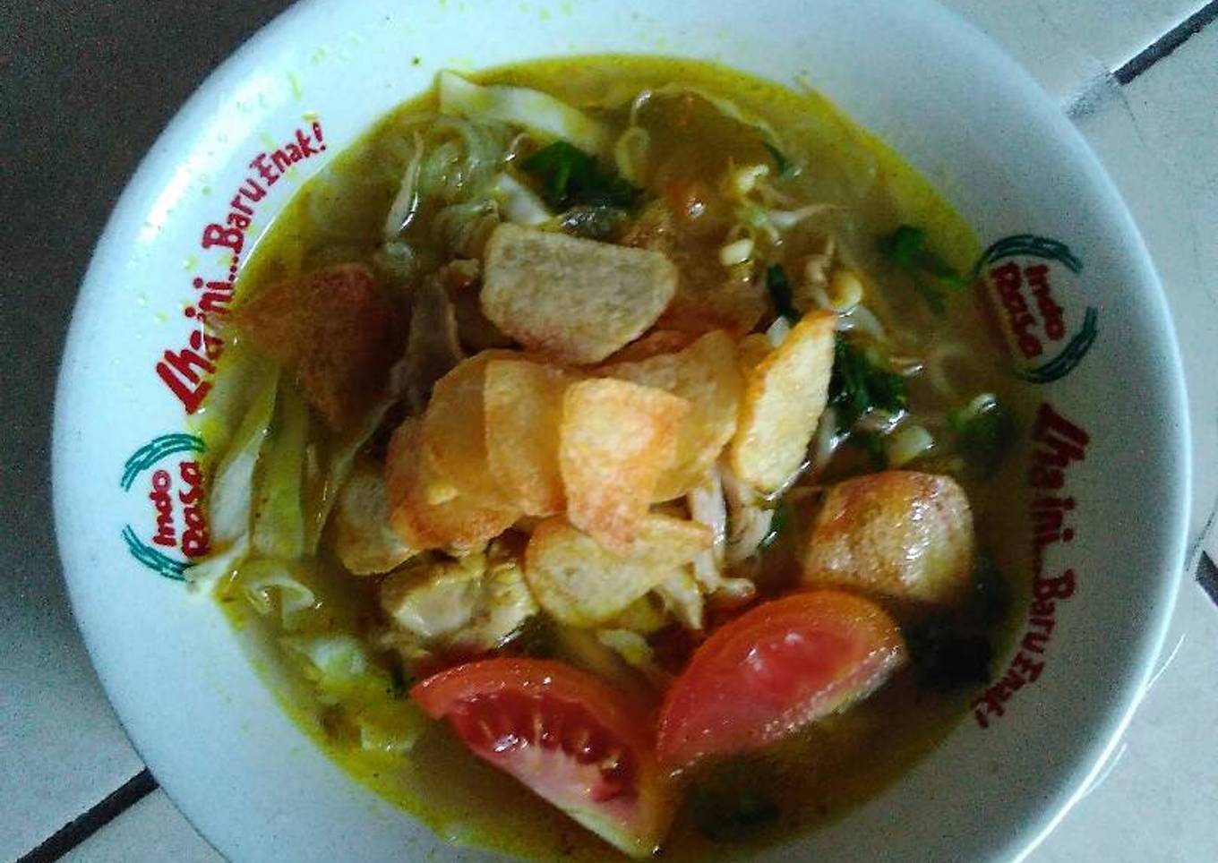 Soto ayam sederhana