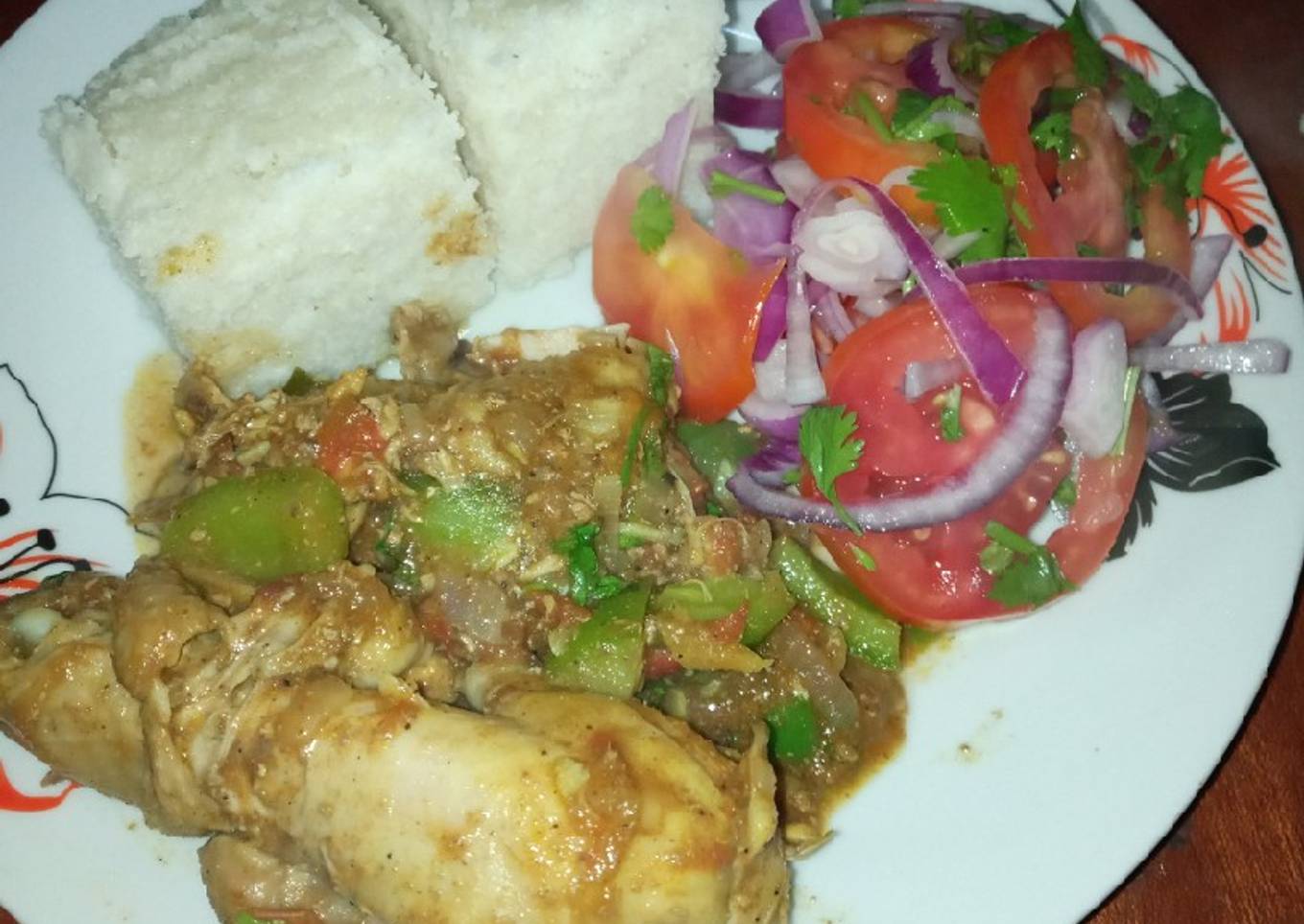 Wet fry Lemon chicken