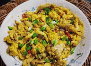 Gambar Cendawan Goreng Telur