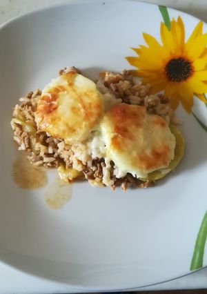 Rakott cukkini egyszerűen recept fotója