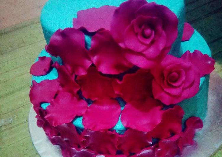 Recipe: Perfect Flowered cake