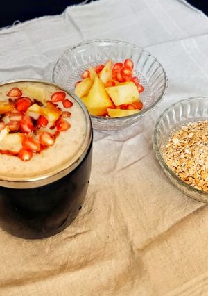 A picture of Oats Breakfast Smoothie.