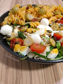 Una foto de Ensalada de pasta de lenteja