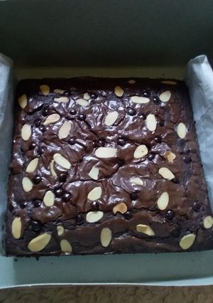 Foto resep Brownies shiny crust (tips memanggang agar shiny crust keluar)