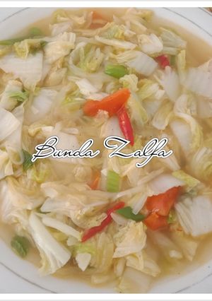 Foto resep Tumis Sawi Putih (masakan sederhana)