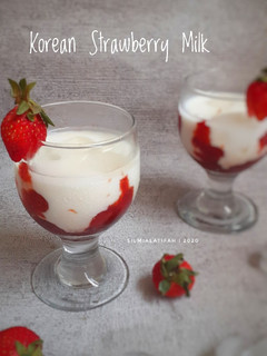 Foto resep Korean Strawberry Milk