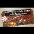 Brownies fudgy shiny oven tangkring