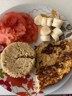 Una foto de Tortilla de atún con quinoa