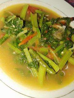 Foto resep Tumis Kuah Sawi Hijau