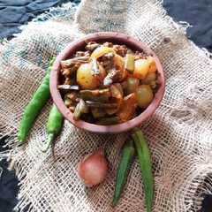 भिंडी दो प्याजा़ (Bhindi Do Pyaza recipe in hindi)-レシピのメイン写真