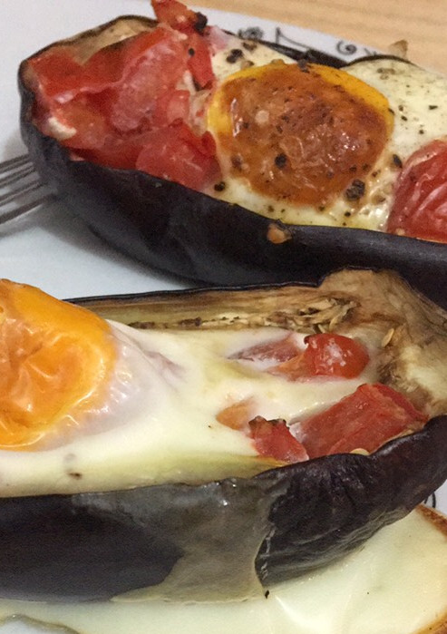 Una foto de Berenjenas rellenas