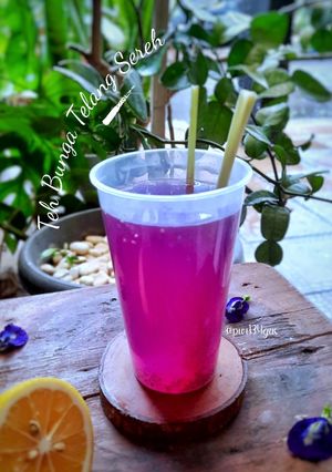 Foto resep Teh Bunga Telang Sereh