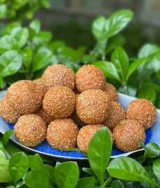 khoai lang tím chiên