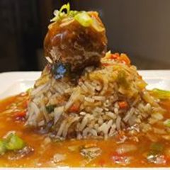 A picture of Fried Rice Manchurian.