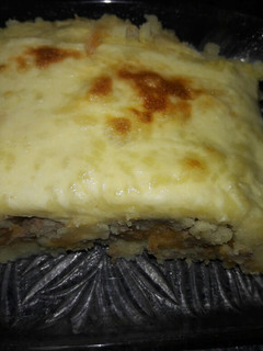 Una foto de Pastel de papa, boniato y carne!