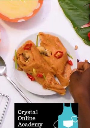 A picture of Beans flour moi moi.