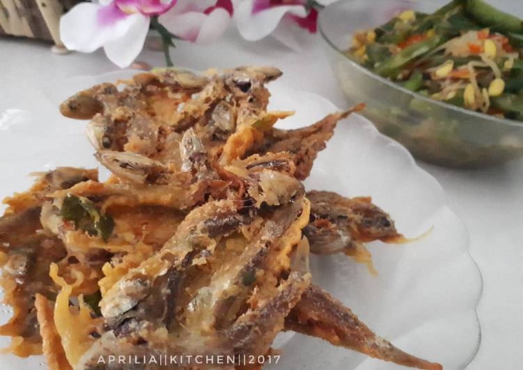 Cara Gampang Membuat Ikan teri basah goreng tepung renyah dan gurih yang Enak Banget