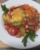 Revuelto de Zapallitos con Verduras rápidas