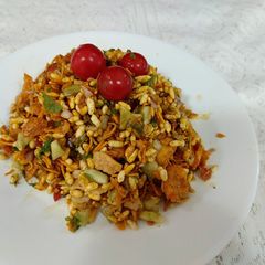 A picture of Khatty meethi bhel / tasty.