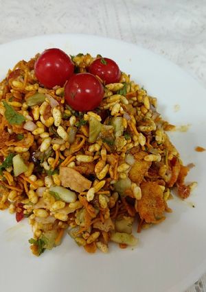 A picture of Khatty meethi bhel / tasty.