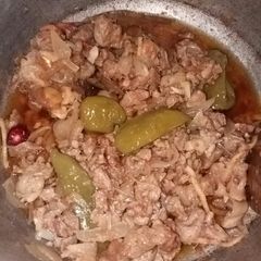 A picture of Khare masale ka qeema.