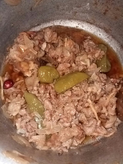 A picture of Khare masale ka qeema.