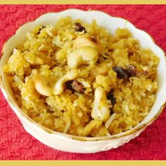 A picture of Kodo millet Puttu (Varagarisi puttu in Tamil).