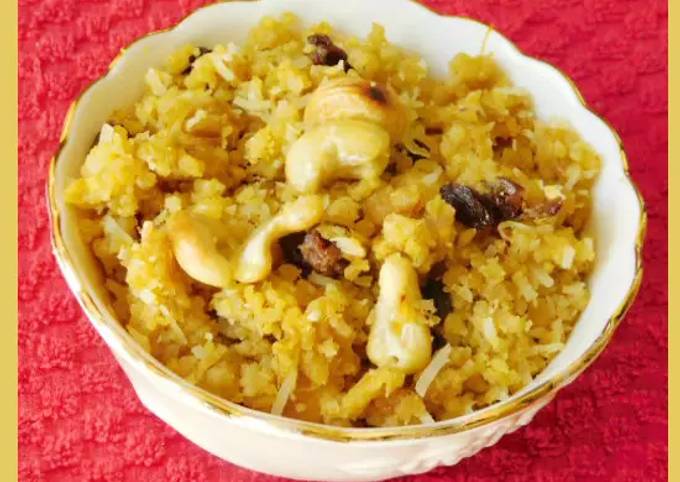 Kodo millet Puttu (Varagarisi puttu in Tamil)